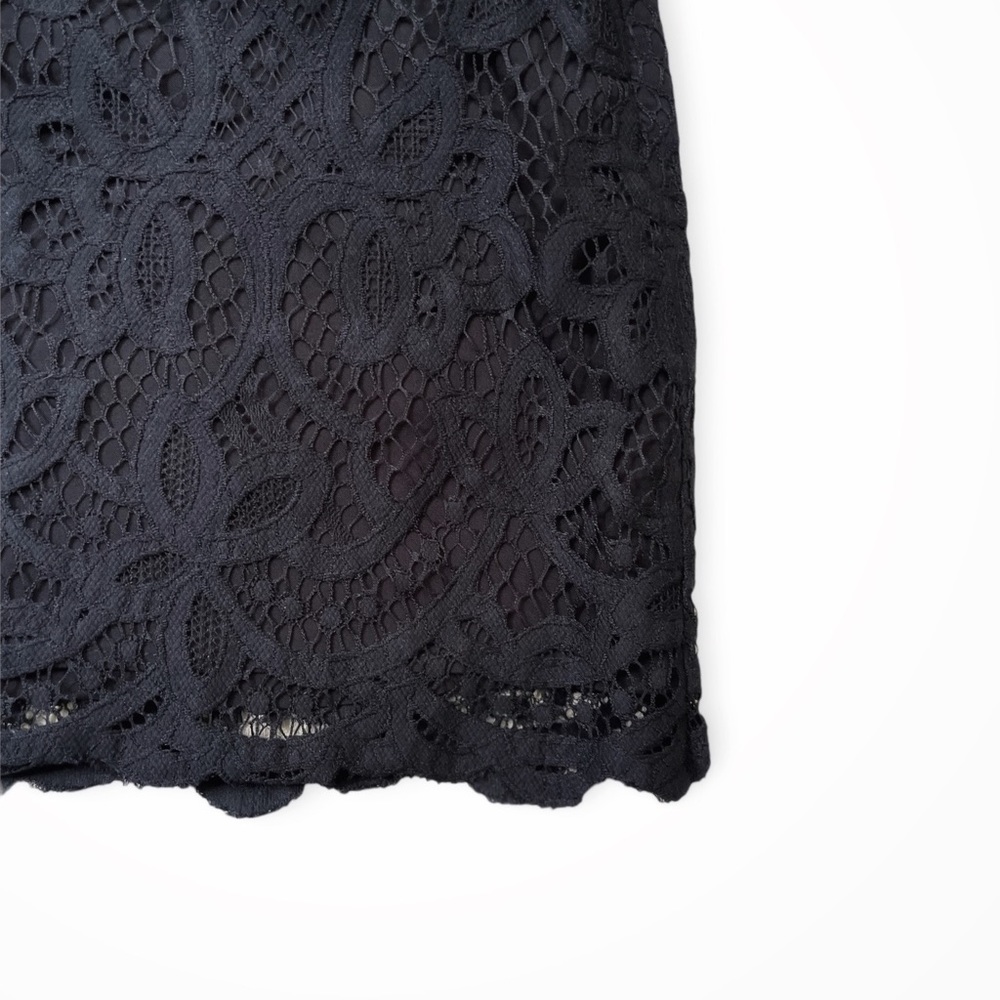 NWT Free People “Dreamy Days” Black Lace Mini Skirt., sz 2 - Picture 9 of 9